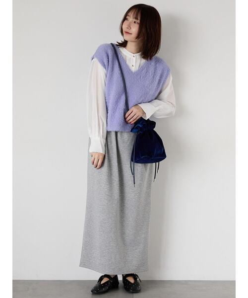 taki 様　MIESROHE シャギーニットチェックベスト ミースロエ ラメシャギーベスト taki 様 MIESROHE シャギーニット