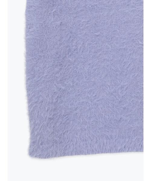 Te chichi TERRASSE（テチチテラス）の「シャギーVネックベスト（ニット/セーター・レディース・チャコールグレー/ピンク/パープル/モカ・F）」の15枚目の写真