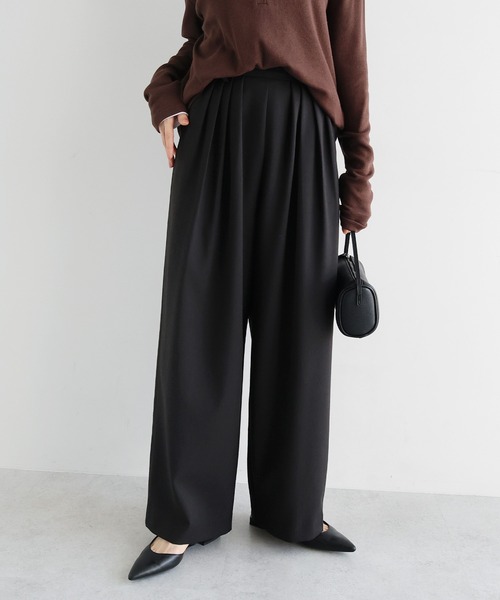 ビアズレイ　ワイドパンツ BEARDSLEY（ビアズリー）の「リネンワイドパンツ（その他パンツ）」 - WEAR