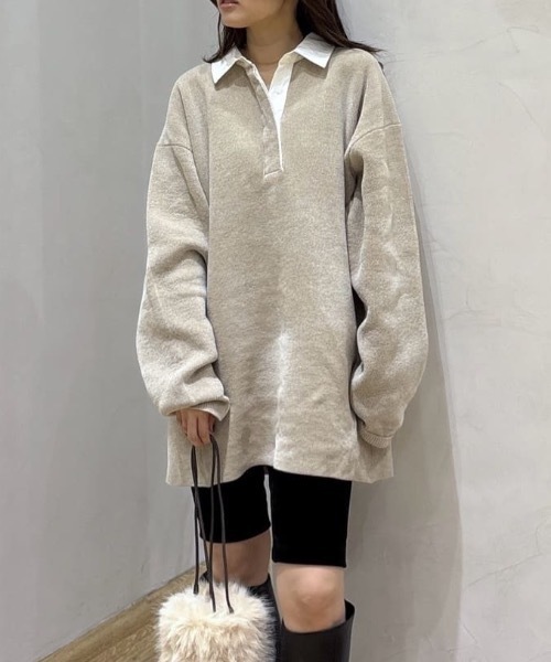 ラガーニットトップ（ニット/セーター）｜STYLEMIXER（スタイル