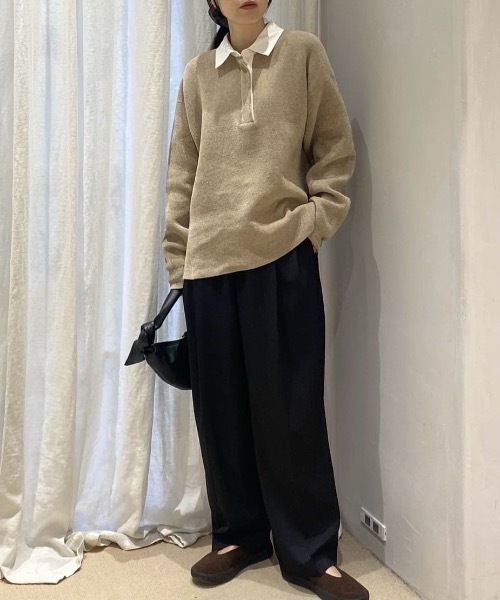 ラガーニットトップ（ニット/セーター）｜STYLEMIXER（スタイル