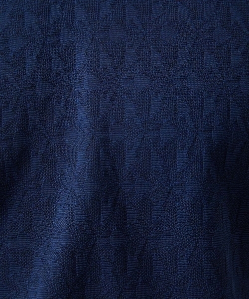 MICHEL KLEIN HOMME (ミッシェルクランオム)の「《日本製》リンクスVネック長袖カットソー(Tシャツ/カットソー・メンズ・ホワイト/ネイビー・MEDIUM/LARGE/X-LARGE)」の9枚目の写真