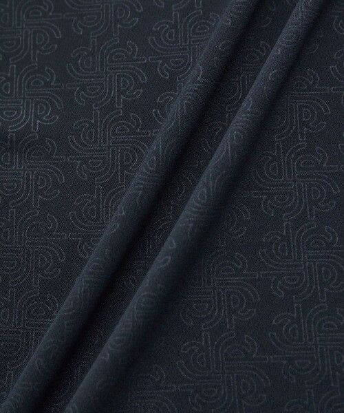 モノグラム柄プリント長袖ポロ/UV・接触冷感（ポロシャツ）｜JUN&ROPE