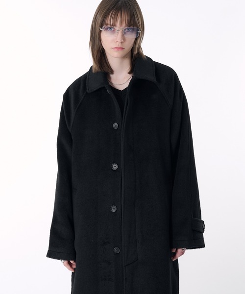 SELLE GLANT(セレグランテ)の「3WAY DESIGN STAND COLLAR COAT/3WAYデザインステンカラーコート(ステンカラーコート・メンズ・ブラック系/ダークブラウン系/ブラック・SMALL/MEDIUM/LARGE/X-LARGE)」の2枚目の写真