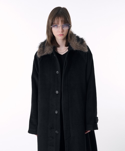 SELLE GLANT(セレグランテ)の「3WAY DESIGN STAND COLLAR COAT/3WAYデザインステンカラーコート(ステンカラーコート・メンズ・ブラック系/ダークブラウン系/ブラック・SMALL/MEDIUM/LARGE/X-LARGE)」の9枚目の写真