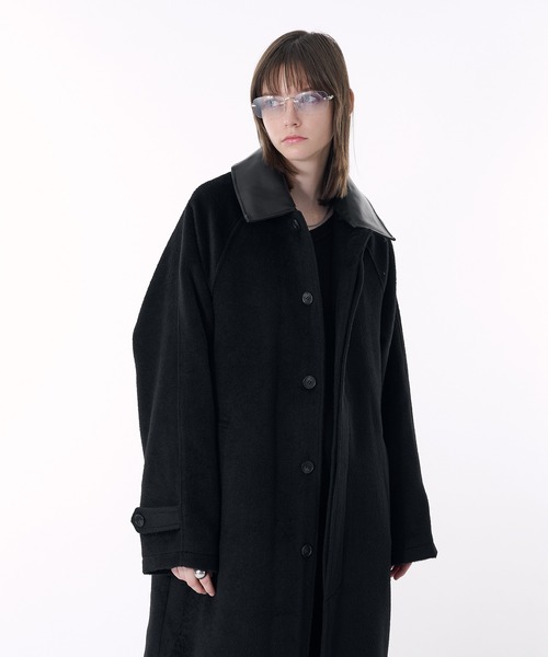 SELLE GLANT(セレグランテ)の「3WAY DESIGN STAND COLLAR COAT/3WAYデザインステンカラーコート(ステンカラーコート・メンズ・ブラック系/ダークブラウン系/ブラック・SMALL/MEDIUM/LARGE/X-LARGE)」の12枚目の写真