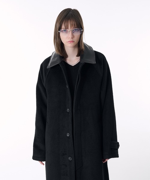SELLE GLANT(セレグランテ)の「3WAY DESIGN STAND COLLAR COAT/3WAYデザインステンカラーコート(ステンカラーコート・メンズ・ブラック系/ダークブラウン系/ブラック・SMALL/MEDIUM/LARGE/X-LARGE)」の13枚目の写真