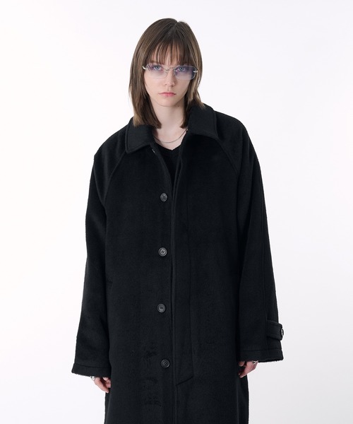 SELLE GLANT(セレグランテ)の「3WAY DESIGN STAND COLLAR COAT/3WAYデザインステンカラーコート(ステンカラーコート・メンズ・ブラック系/ダークブラウン系/ブラック・SMALL/MEDIUM/LARGE/X-LARGE)」の15枚目の写真