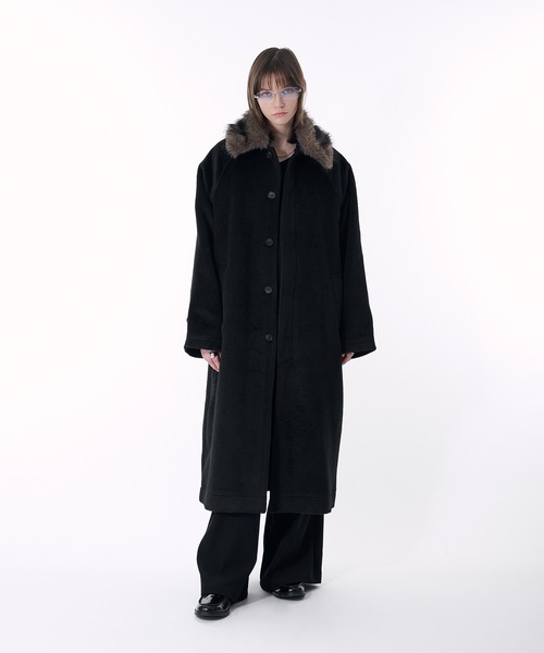 SELLE GLANT(セレグランテ)の「3WAY DESIGN STAND COLLAR COAT/3WAYデザインステンカラーコート(ステンカラーコート・メンズ・ブラック系/ダークブラウン系/ブラック・SMALL/MEDIUM/LARGE/X-LARGE)」の18枚目の写真