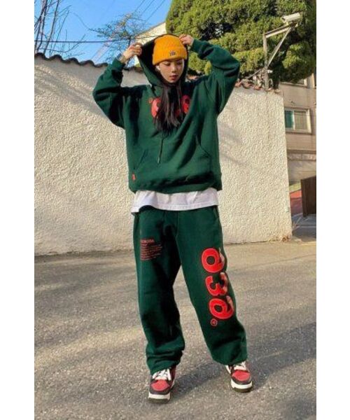 939 LOGO HOOD(DEEP GREEN)（パーカー）｜ARCHIVE BOLD（アーカイブ