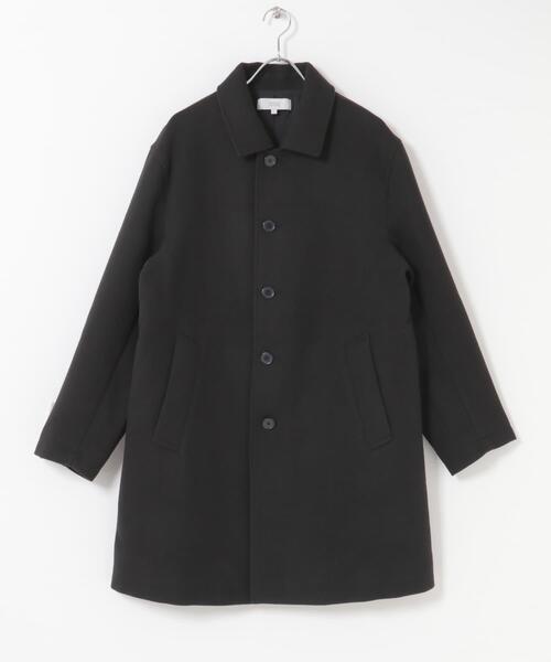 URBAN RESEARCH ROSSO MEN（アーバンリサーチロッソメン）の「『XLサイズあり』light meltonステンカラーコート（ステンカラーコート・メンズ・ブラック/チャコールグレー/ネイビー/ブラウン・LARGE/X-LARGE/MEDIUM）」の14枚目の写真