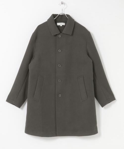 URBAN RESEARCH ROSSO MEN(アーバンリサーチロッソメン)の「『XLサイズあり』light meltonステンカラーコート(ステンカラーコート・メンズ・ブラック/チャコールグレー/ネイビー/ブラウン・LARGE/X-LARGE/MEDIUM)」の5枚目の写真