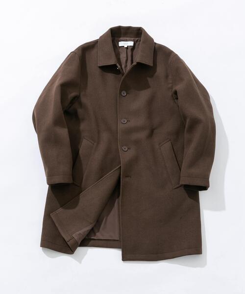 URBAN RESEARCH ROSSO MEN(アーバンリサーチロッソメン)の「『XLサイズあり』light meltonステンカラーコート(ステンカラーコート・メンズ・ブラック/チャコールグレー/ネイビー/ブラウン・LARGE/X-LARGE/MEDIUM)」の17枚目の写真