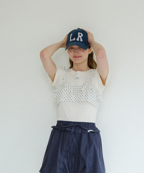 DOT SEE-THROUGH BUSTIER_IVORY