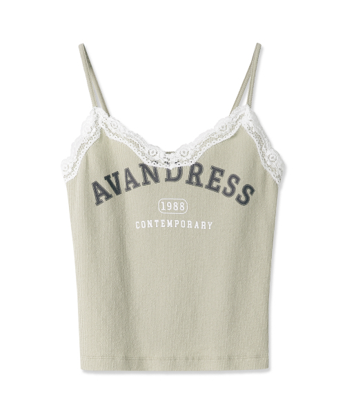 AVANDRESS(アバンドレス )の「ヴィンテージ レース ノースリーブ カーキベージュ(Tシャツ/カットソー・レディース・カーキブラウン・SMALL/MEDIUM)」の16枚目の写真