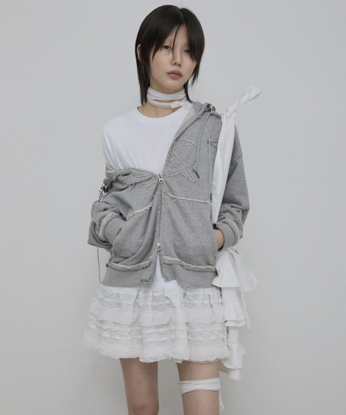 FLAREUP(フレアアップ)の「Layered Frill T-Shirt (FL-167_White)(Tシャツ/カットソー・レディース・ホワイト・OS)」の20枚目の写真