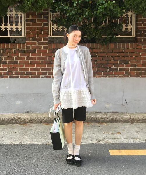 FLAREUP(フレアアップ)の「Layered Frill T-Shirt (FL-167_White)(Tシャツ/カットソー・レディース・ホワイト・OS)」の15枚目の写真