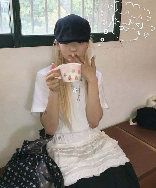 FLAREUP(フレアアップ)の「Layered Frill T-Shirt (FL-167_White)(Tシャツ/カットソー・レディース・ホワイト・OS)」の5枚目の写真