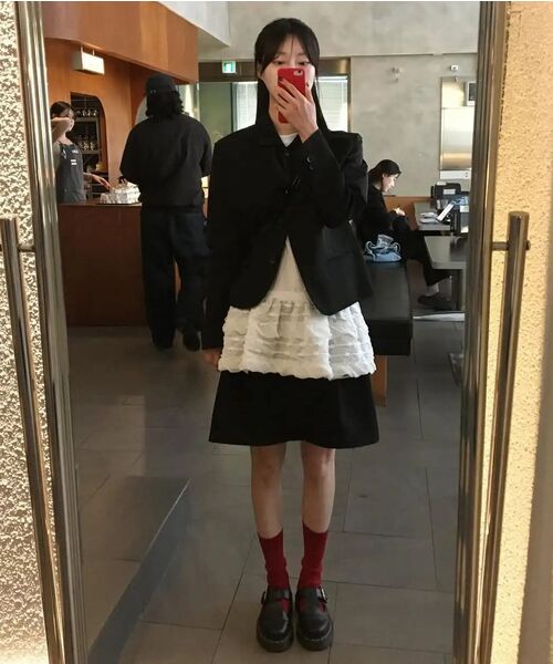 FLAREUP(フレアアップ)の「Layered Frill T-Shirt (FL-167_White)(Tシャツ/カットソー・レディース・ホワイト・OS)」の6枚目の写真