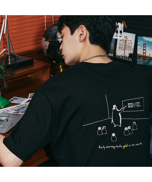 GAKKAI UNIONS(ガッカイユニオンズ)の「スピーチ半袖Tシャツブラック(Tシャツ/カットソー・レディース・その他・MEDIUM/LARGE)」の1枚目の写真