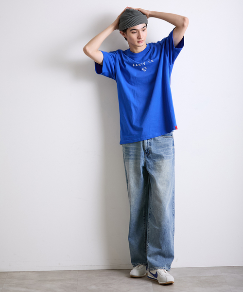 NIKE(ナイキ)の「【NIKE / ナイキ】PSG M NK T90 WRDMARK TEE HV4905- 480(Tシャツ/カットソー・メンズ・ネイビー・SMALL/MEDIUM/LARGE/X-LARGE/XX-LARGE)」の19枚目の写真