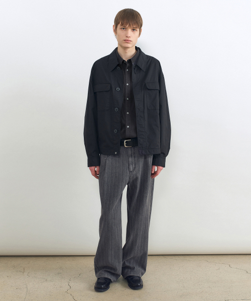 INSILENCE（インサイロンス）の「コットンBDUジャケットBLACK（デニムジャケット・レディース・その他・SMALL/MEDIUM/LARGE）」の2枚目の写真