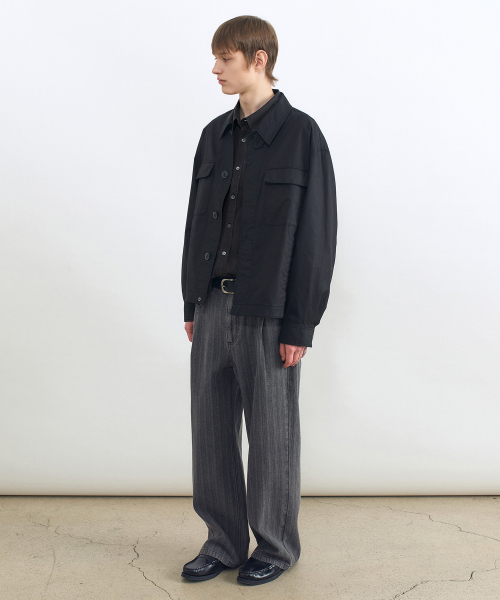 INSILENCE（インサイロンス）の「コットンBDUジャケットBLACK（デニムジャケット・レディース・その他・SMALL/MEDIUM/LARGE）」の3枚目の写真