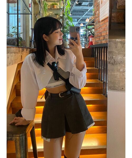 IUGAMAKARAS(イウガマカラス)の「H-Buckle Holster Bag(ショルダーバッグ・レディース・その他・FREE)」の3枚目の写真