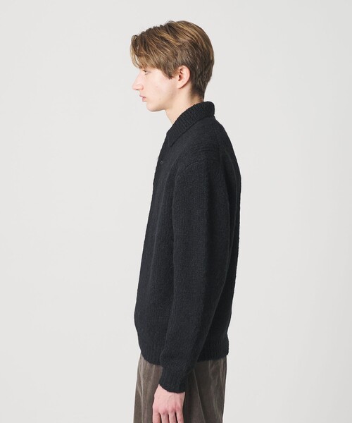 BEAUTY&YOUTH UNITED ARROWS（ビューティーアンドユースユナイテッドアローズ）の「バブル ニット 2B ポロシャツ（ポロシャツ・メンズ・ブラック/ロイヤルブルー・M/XL/S/L）」の7枚目の写真