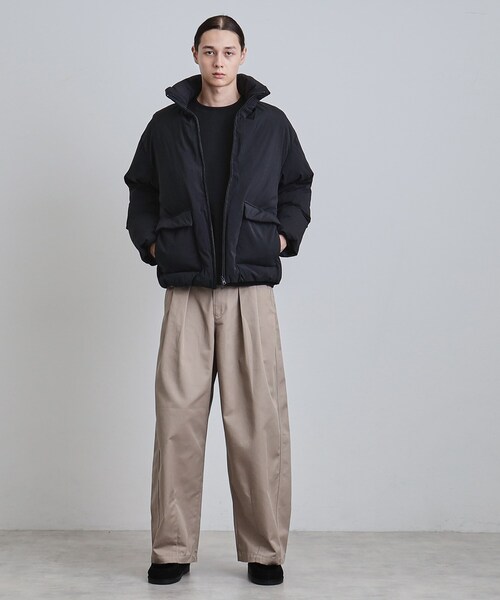 tk.TAKEO KIKUCHI（ティーケータケオキクチ）の「中綿スタンドブルゾン（ブルゾン・メンズ・オフホワイト/ブラウン系その他/ブラック・02/01/03）」の12枚目の写真