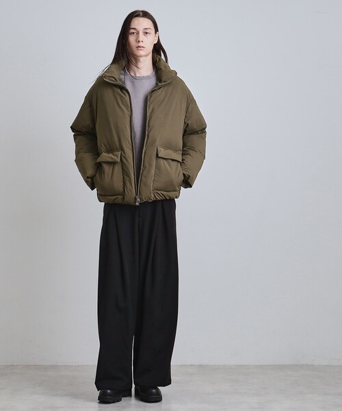 tk.TAKEO KIKUCHI（ティーケータケオキクチ）の「中綿スタンドブルゾン（ブルゾン・メンズ・オフホワイト/ブラウン系その他/ブラック・02/01/03）」の18枚目の写真