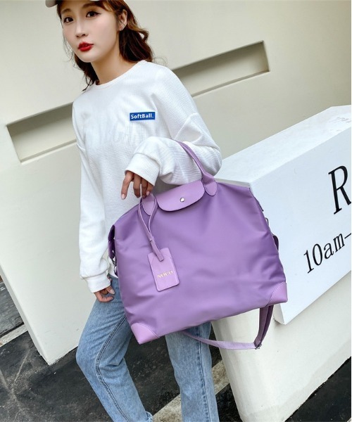 BACKYARD FAMILY(バックヤードファミリー)の「旅行バッグ ボストンバッグ oybg841(ボストンバッグ・レディース・ダークグレー/ベージュ/パープル/グリーン/ピンク/ブラック・FREE)」の6枚目の写真