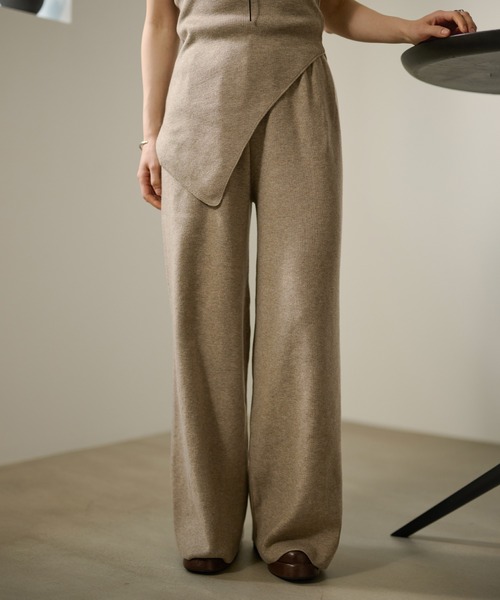 LAULEN(ローレン)の「asymmetry hem bustier knit 3set /アシンメトリーヘムビスチェニット3点セット(セットアップ・レディース・ブラック/グレイッシュベージュ/アイボリー・FREE)」の18枚目の写真