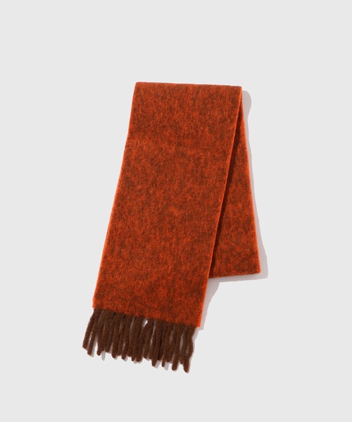 THE INOUE BROTHERS... オレンジマフラー　大判 THE INOUE BROTHERS(ザイノウエブラザーズ) マフラー オレンジ｜【公式