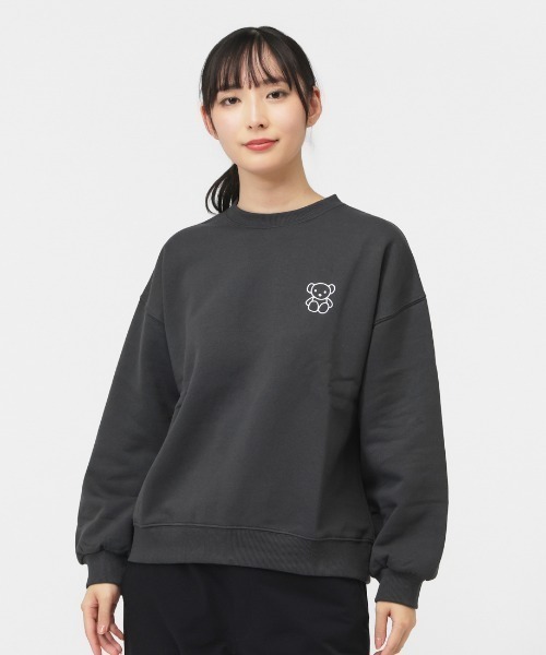 ALPEN / SPORTS DEPO SELECT（アルペンスポーツデポセレクト）の「miffy バックグラフィックトレーナー(フェイス)（スウェット・レディース・ダークグレー/オフホワイト・S/M/L/XL）」の2枚目の写真