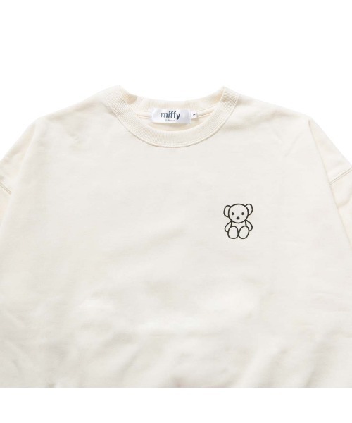 ALPEN / SPORTS DEPO SELECT（アルペンスポーツデポセレクト）の「miffy バックグラフィックトレーナー(フェイス)（スウェット・レディース・ダークグレー/オフホワイト・S/M/L/XL）」の8枚目の写真