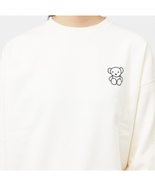 ALPEN / SPORTS DEPO SELECT（アルペンスポーツデポセレクト）の「miffy バックグラフィックトレーナー(フェイス)（スウェット・レディース・ダークグレー/オフホワイト・S/M/L/XL）」の5枚目の写真