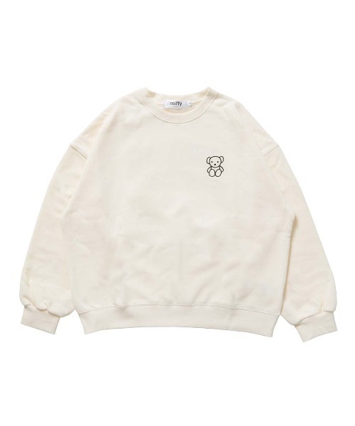 ALPEN / SPORTS DEPO SELECT（アルペンスポーツデポセレクト）の「miffy バックグラフィックトレーナー(フェイス)（スウェット・レディース・ダークグレー/オフホワイト・S/M/L/XL）」の12枚目の写真