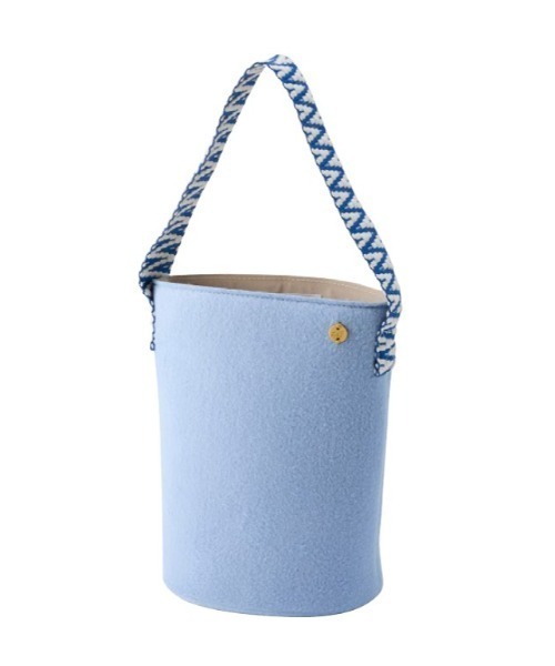 LILA&FLEUR(リラアンドフルール)の「Felt Single Handle Bag(トートバッグ・レディース・チャコールグレー/ヘザーグレー/ライトブルー/グリーン/レッド・ONE SIZE)」の4枚目の写真
