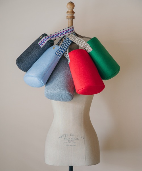 LILA&FLEUR(リラアンドフルール)の「Felt Single Handle Bag(トートバッグ・レディース・チャコールグレー/ヘザーグレー/ライトブルー/グリーン/レッド・ONE SIZE)」の8枚目の写真