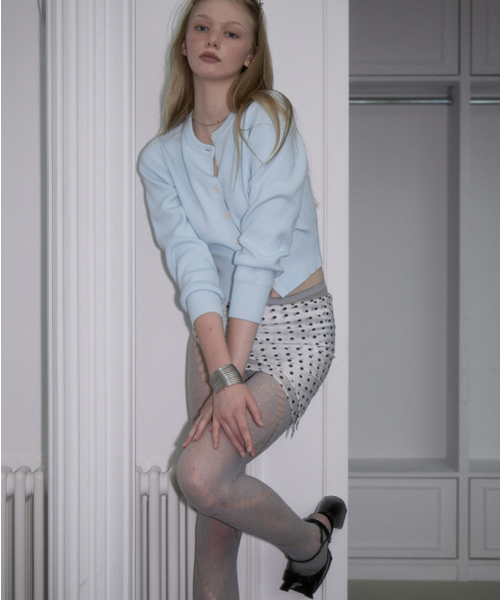 ROSEFRANTZ（ロゼフランツ）の「Soft Nut Button Cardigan [Sky Blue]（カーディガン/ボレロ・レディース・スカイブルー・OS）」の4枚目の写真