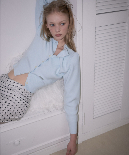 ROSEFRANTZ（ロゼフランツ）の「Soft Nut Button Cardigan [Sky Blue]（カーディガン/ボレロ・レディース・スカイブルー・OS）」の12枚目の写真