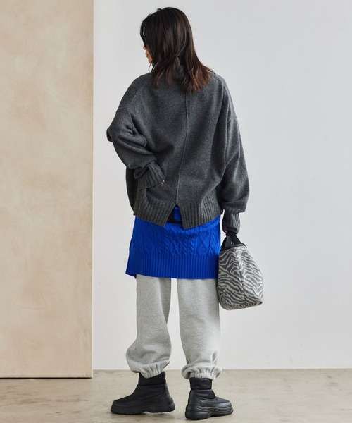 Mazell（マゼル）の「Mazell / 撥水ウォームブーツ【一部店舗限定サイズS】（ブーツ・レディース・ブラック/カーキ・S/M/L）」の6枚目の写真