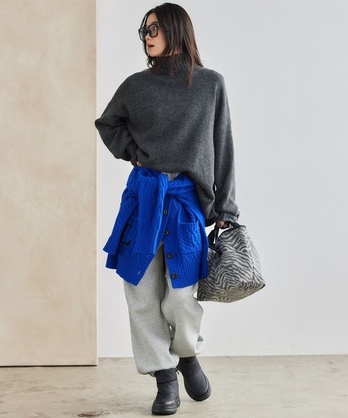 Mazell（マゼル）の「Mazell / 撥水ウォームブーツ【一部店舗限定サイズS】（ブーツ・レディース・ブラック/カーキ・S/M/L）」の7枚目の写真