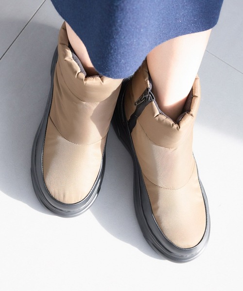 Mazell（マゼル）の「Mazell / 撥水ウォームブーツ【一部店舗限定サイズS】（ブーツ・レディース・ブラック/カーキ・S/M/L）」の16枚目の写真