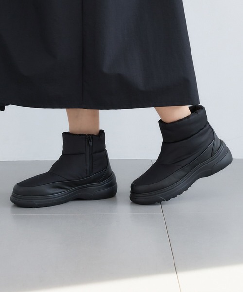 Mazell（マゼル）の「Mazell / 撥水ウォームブーツ【一部店舗限定サイズS】（ブーツ・レディース・ブラック/カーキ・S/M/L）」の18枚目の写真