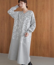 Bou Jeloud | 袋ジャガード柄マキシワンピース(ワンピース)