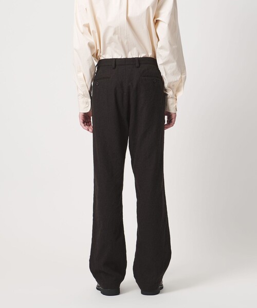 District(ディストリクト)の「<District>シュリンク サージ 2プリーツ テーパードパンツ(スラックス・メンズ・ダークブラウン/ネイビー・M/L/S)」の8枚目の写真