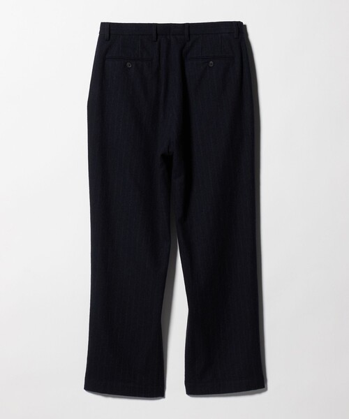 District(ディストリクト)の「<District>シュリンク サージ 2プリーツ テーパードパンツ(スラックス・メンズ・ダークブラウン/ネイビー・M/L/S)」の10枚目の写真