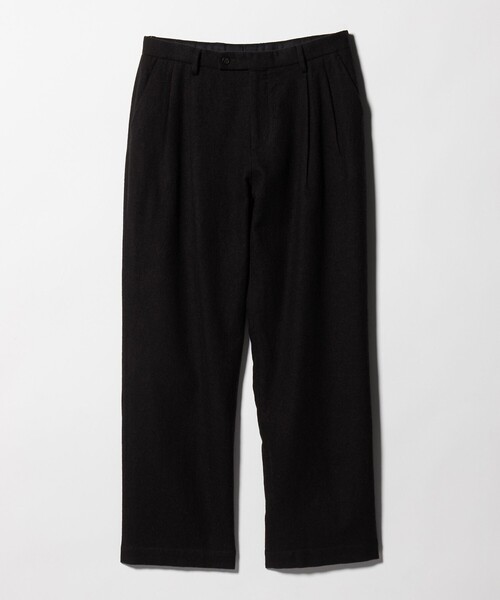 District(ディストリクト)の「<District>シュリンク サージ 2プリーツ テーパードパンツ(スラックス・メンズ・ダークブラウン/ネイビー・M/L/S)」の17枚目の写真